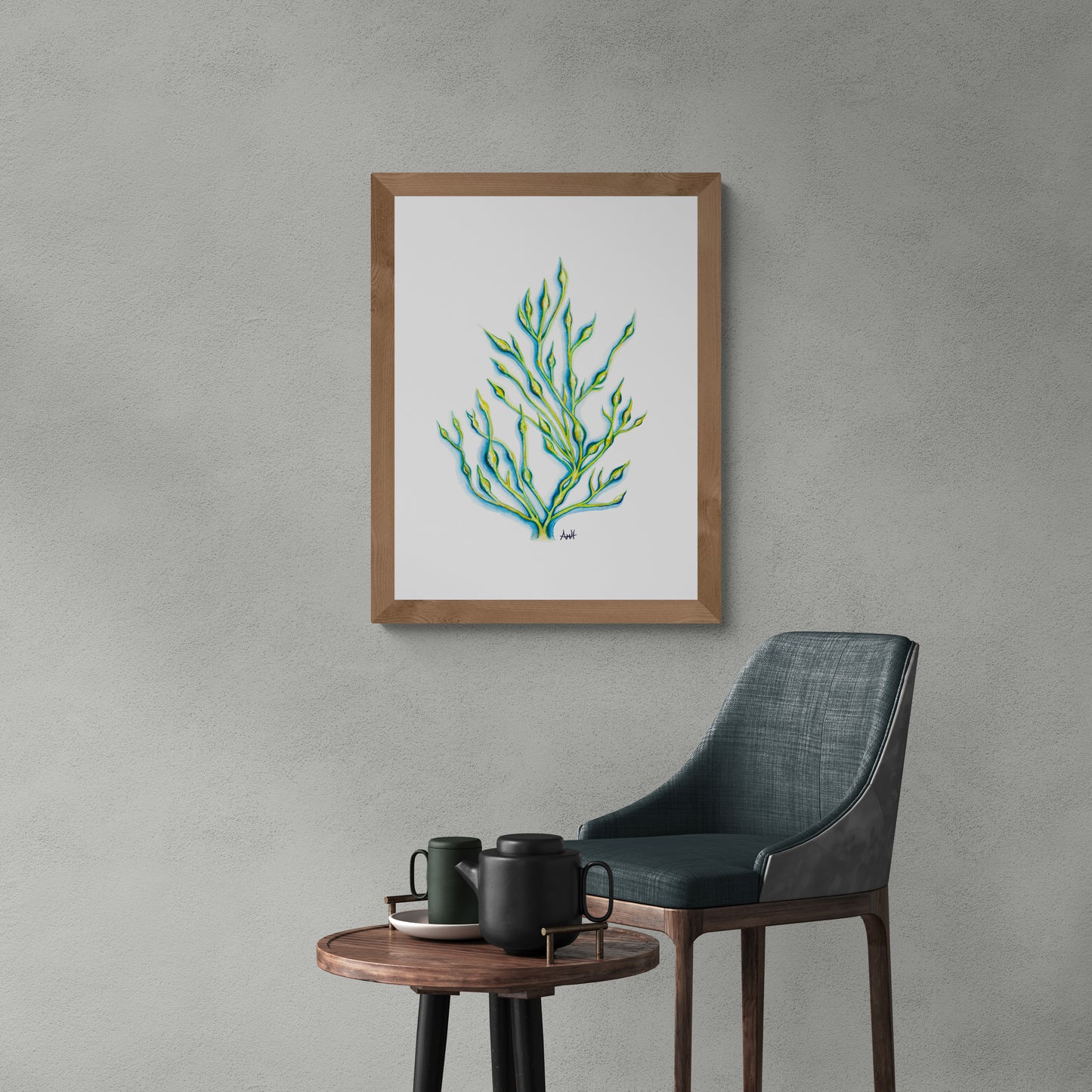 "Rockweed Haze" Newfoundland Seaweed Watercolour Fine Art Print