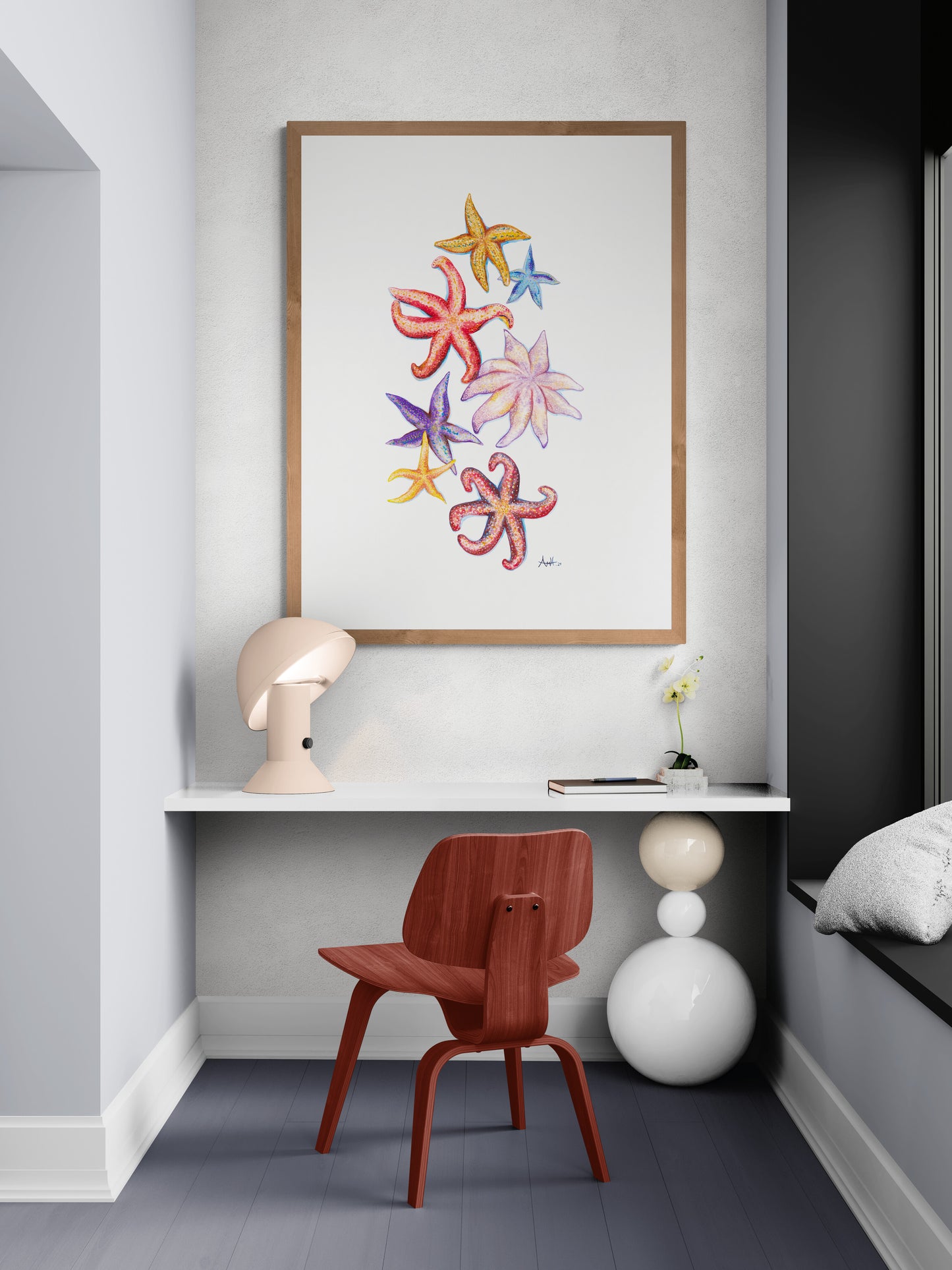 "Starfish Point" Watercolour Fine Art Print