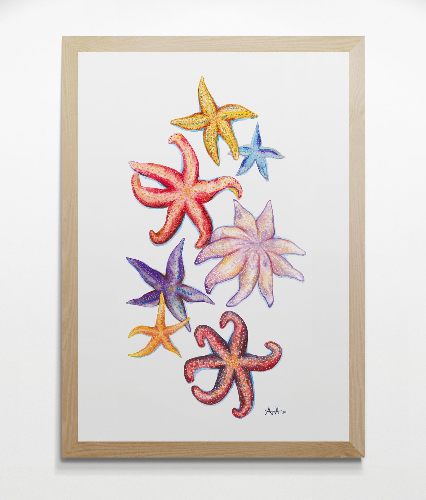 "Starfish Point" Watercolour Fine Art Print