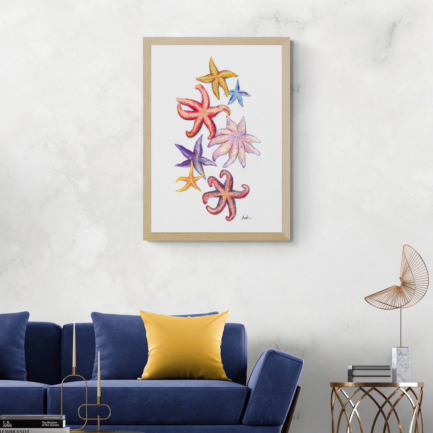 "Starfish Point" Watercolour Fine Art Print