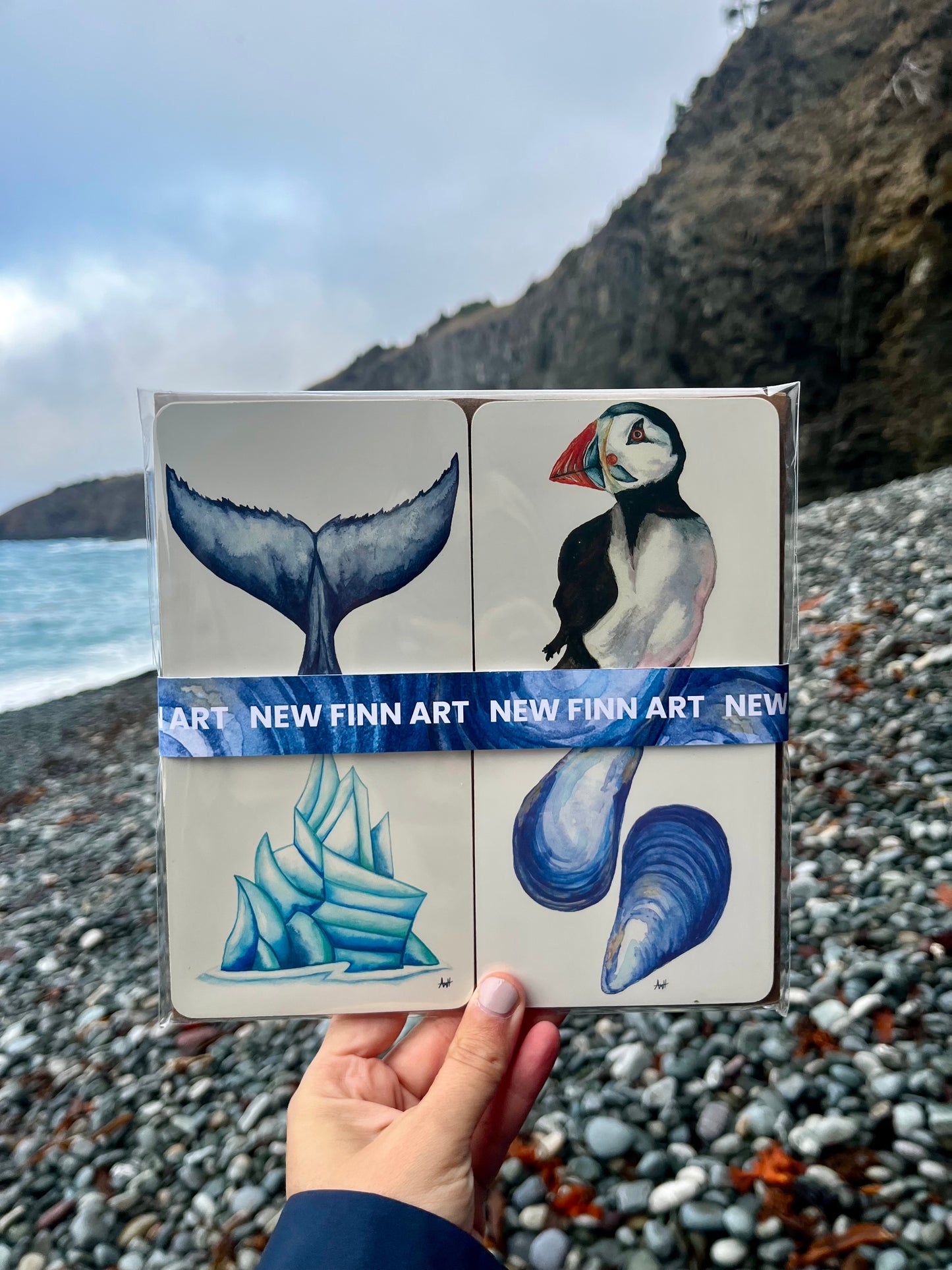 Newfoundland Imagery Coaster Set- Cork Back