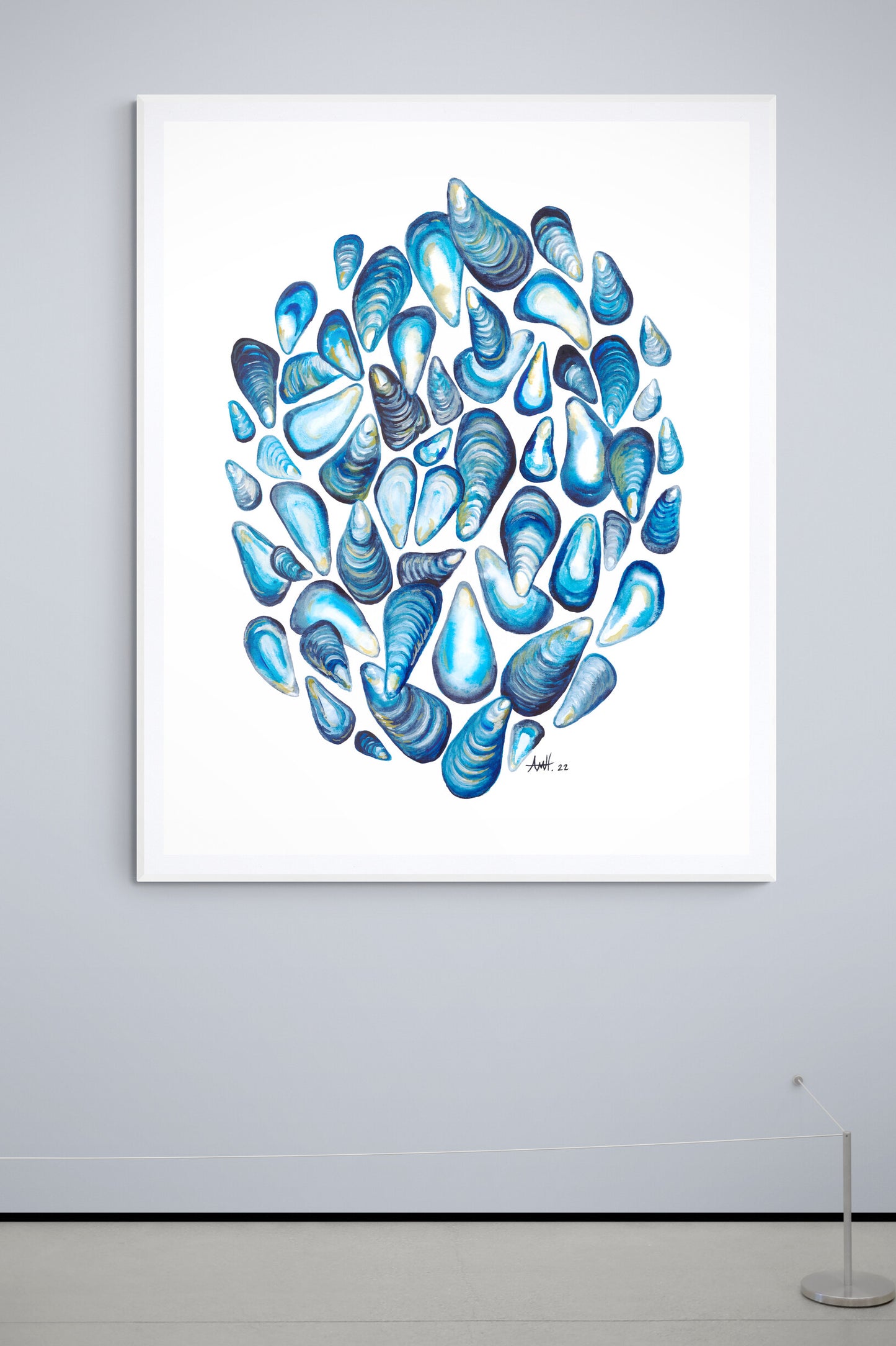 "Shore Mussels" Newfoundland Watercolour Fine Art Print