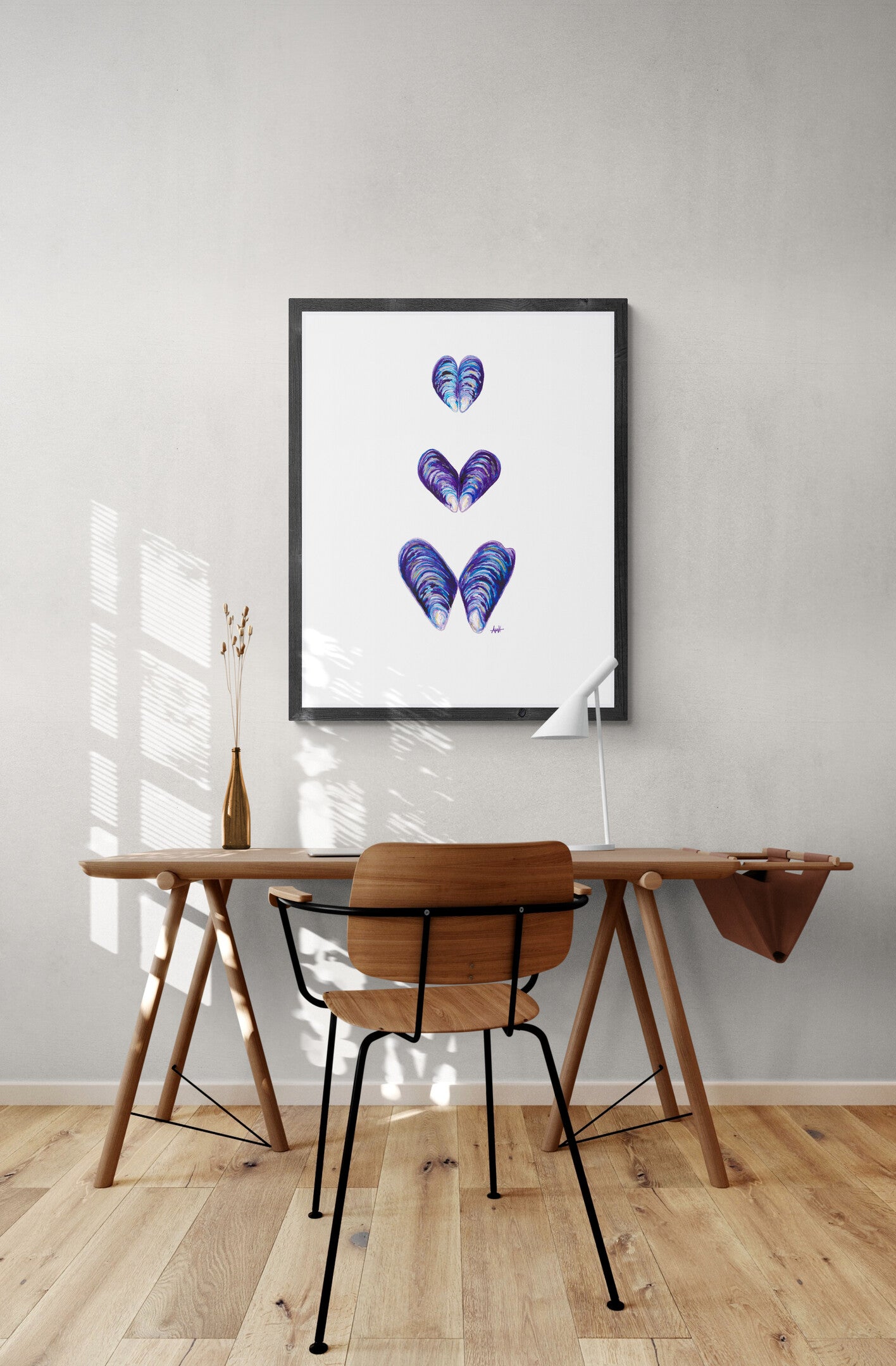 "Mussel Love" Newfoundland Watercolour Fine Art Print