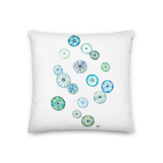 "Sea Urchin Energy" Premium Newfoundland Watercolour Pillow